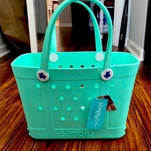 Aqua pool tote! Brand new received as a gift!